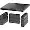 Dac Monitor Riser, LCD/TFT, 13"x10-1/2"x1"to4-3/4", 66lb Cap, BK DTA02161 - alternate 3